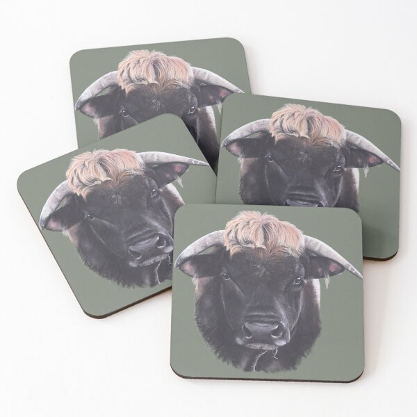 Item preview, Portrait of Aubrac bull with pastels designed and sold by Pitema.