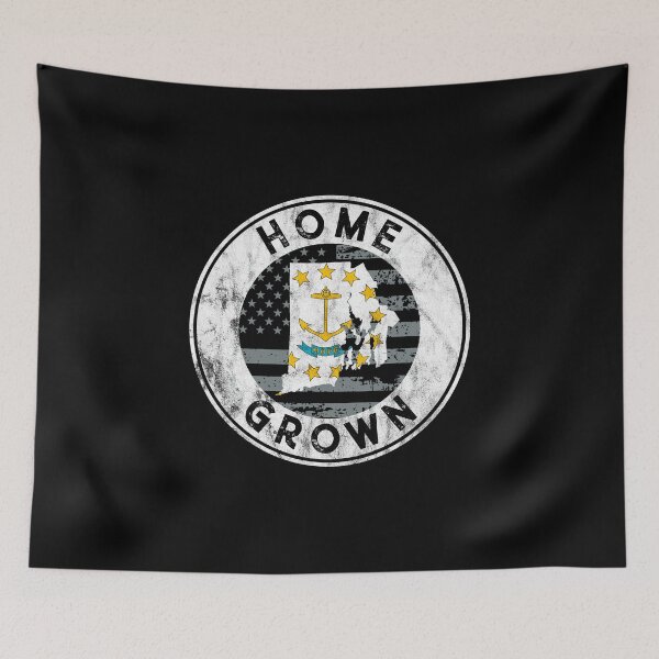 Item preview, Rhode Island Native Home Grown Quote State American Flag  Premium design designed and sold by CreatedByHeidi.