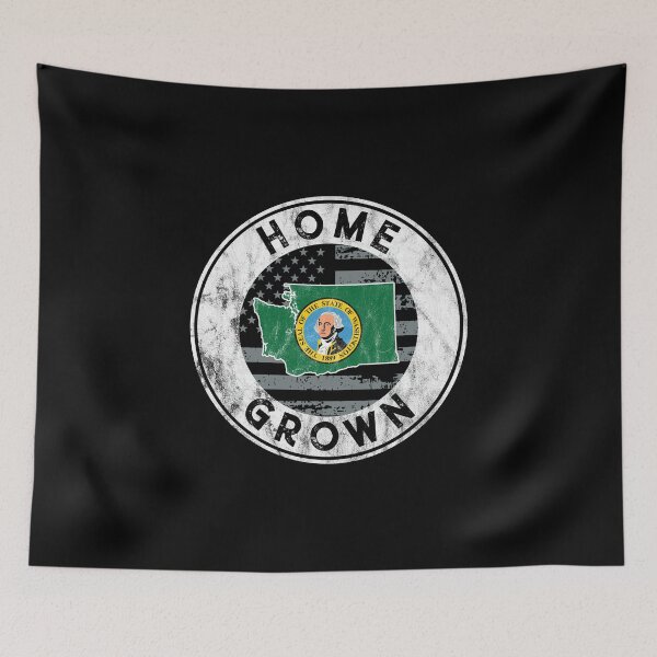 Item preview, Washington Native Home Grown Quote State American Flag Pride Premium design designed and sold by CreatedByHeidi.
