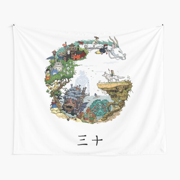 spirited away art Tapestry