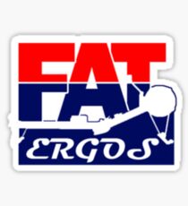 Fat Ergos official products Sticker