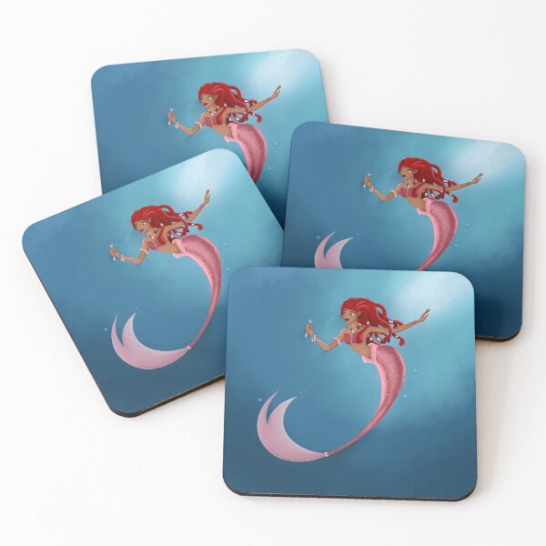 Item preview, Pink little mermaid designed and sold by Lulean01.