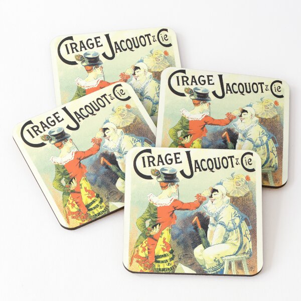 Item preview, Pantomime Clown CIRAGE JACQUOT Lucien Lefevre Art Nouveau designed and sold by retroposters.
