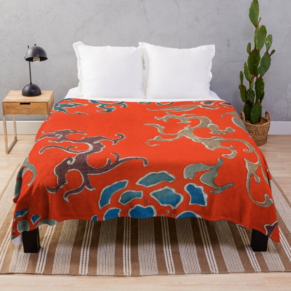 Item preview, Floral pattern Red -  Watanabe Seitei - Japanese art designed and sold by Bebichic.
