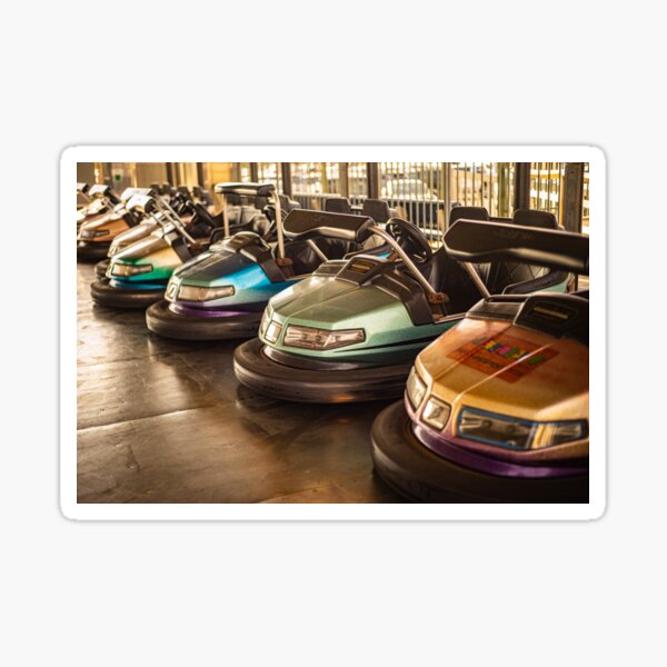 Bumper cars 2 Sticker