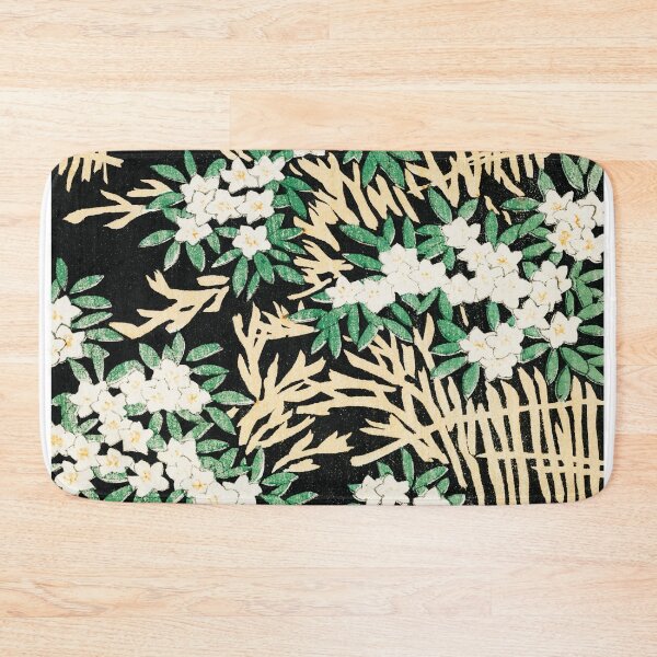 Item preview, Black Floral pattern -  Watanabe Seitei - Japanese art designed and sold by Bebichic.