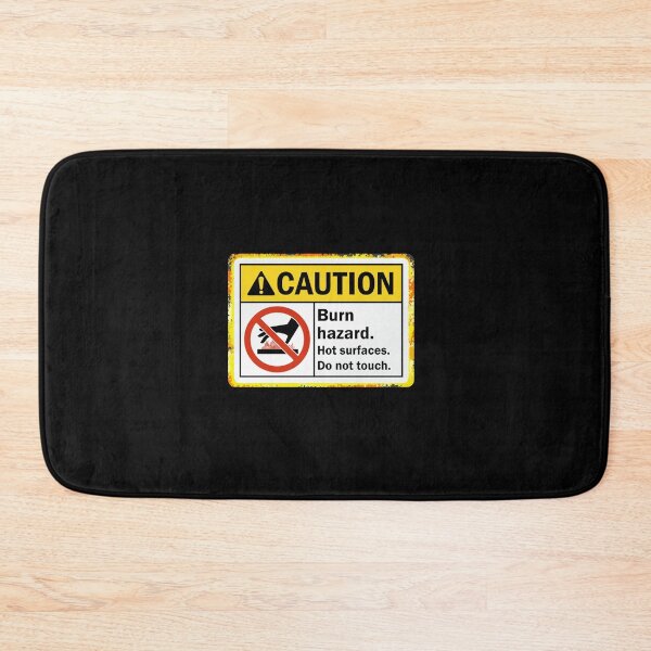 Item preview, Caution Burn hazard design designed and sold by Martin Sap.