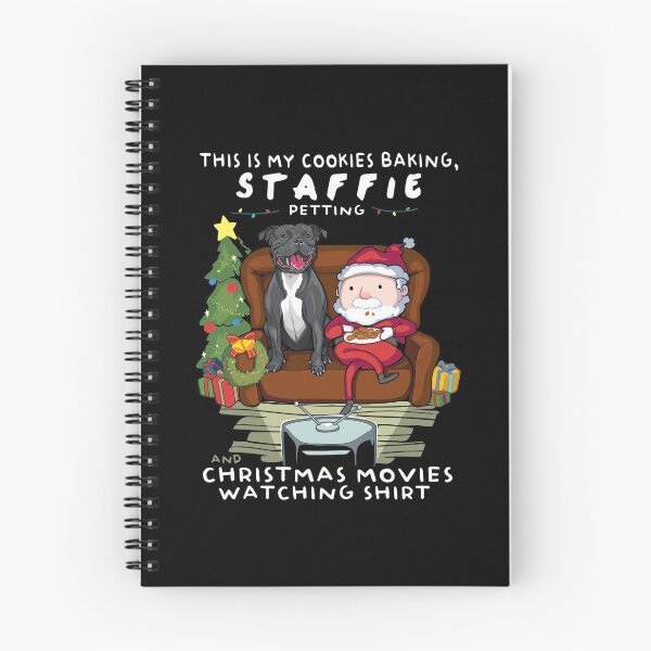 Item preview, Staffie, Cookies baking and Christmas movies Funny Gift designed and sold by TeeDoozy.