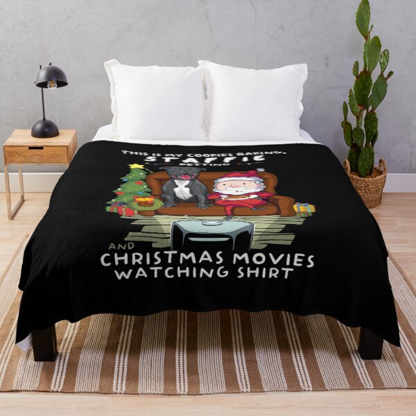 Item preview, Staffie, Cookies baking and Christmas movies Funny Gift designed and sold by TeeDoozy.