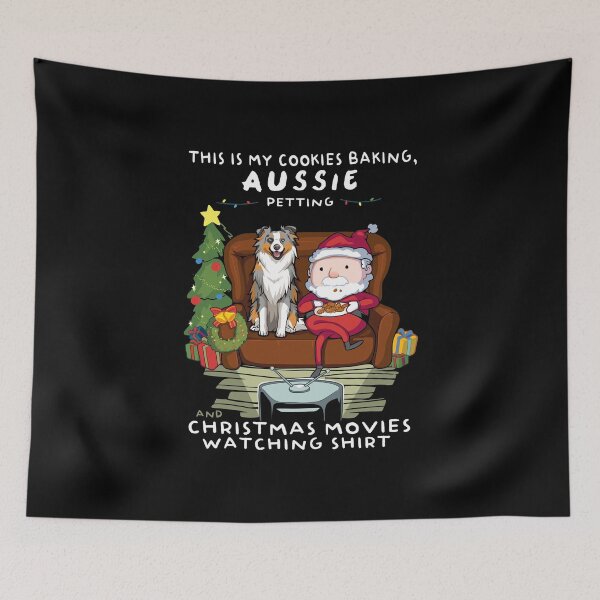 Item preview, Aussie, Cookies baking and Christmas movies Funny Gift designed and sold by TeeDoozy.
