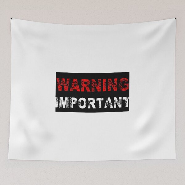 Item preview, IMPORTANT WARNING designed and sold by marcosprimar.