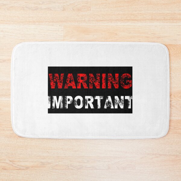 Item preview, IMPORTANT WARNING designed and sold by marcosprimar.