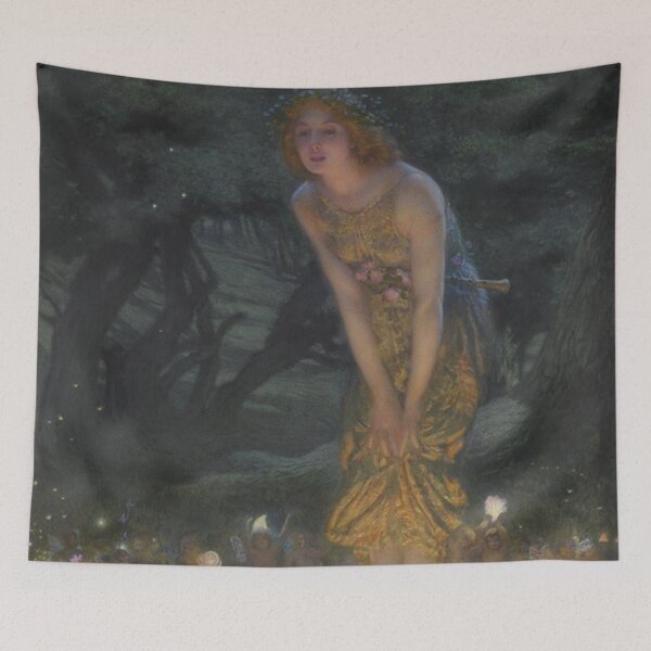 Item preview, Edward Robert Hughes - Midsummer Eve - English painting designed and sold by Bebichic.