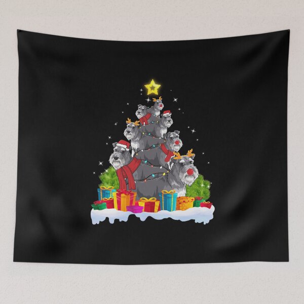 Item preview, Schnauzer Christmas Tree Funny gift designed and sold by TeeDoozy.