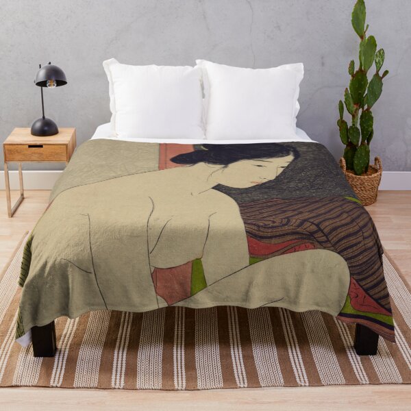 Item preview, Goyō Hashiguchi - Yokugo no onna - Japanese art designed and sold by Bebichic.