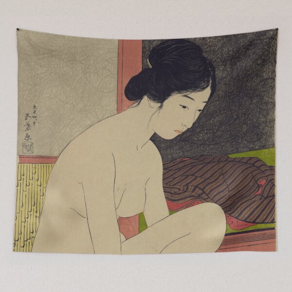 Item preview, Goyō Hashiguchi - Yokugo no onna - Japanese art designed and sold by Bebichic.