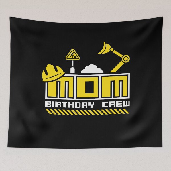 Item preview, Mom Birthday Crew Construction Worker Theme Party designed and sold by BornDesign.