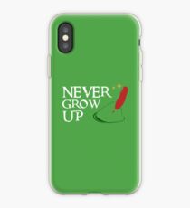 Never Grow Up iPhone Case