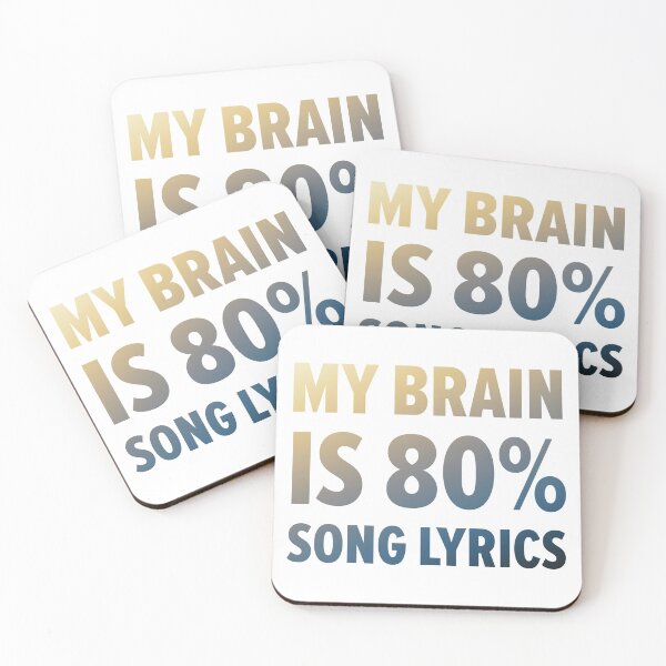 Item preview, Funny Brain Song Lyrics designed and sold by Rott515.