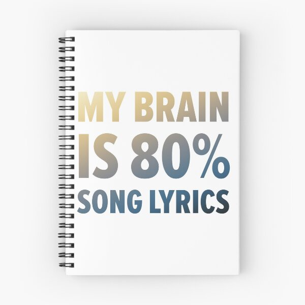 Item preview, Funny Brain Song Lyrics designed and sold by Rott515.