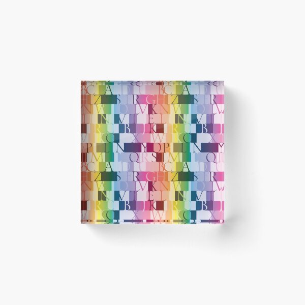 Item preview, Rainbow Alphabet Blocks designed and sold by Susan Says.