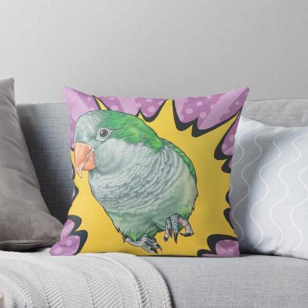 Item preview, Quaker Parrot Pop Art Painting, Pop Parrot Wall Art designed and sold by Pop Zoo.