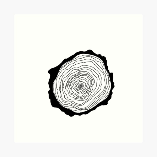 And The Tree Was Happy Art Print