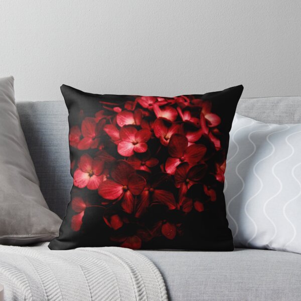 Item preview, Ramo de flores rojas en fotografía de fondo negro designed and sold by DFLC Prints.