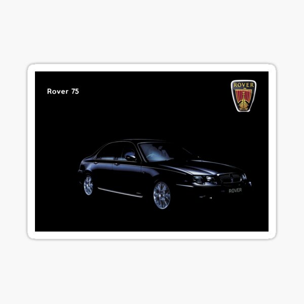 ROVER CAR BADGE WALL STICKER MODERN ART LOUNGE BEDROOM REMOVABLE MG 25  75