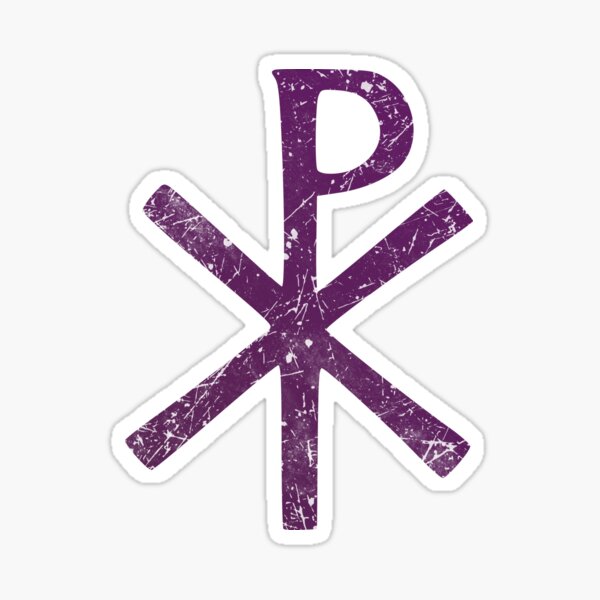 Byzantine Empire Chi Rho Sticker