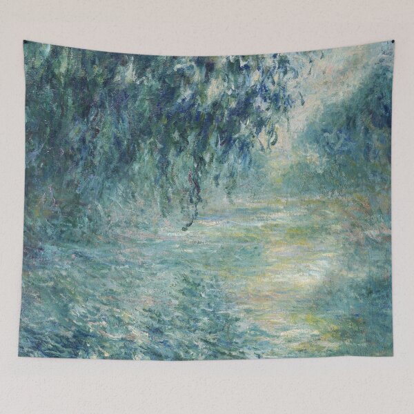 Aperçu de l'œuvre Claude Monet - Matin sur la Seine - Peinture française créée et vendue par Bebichic.