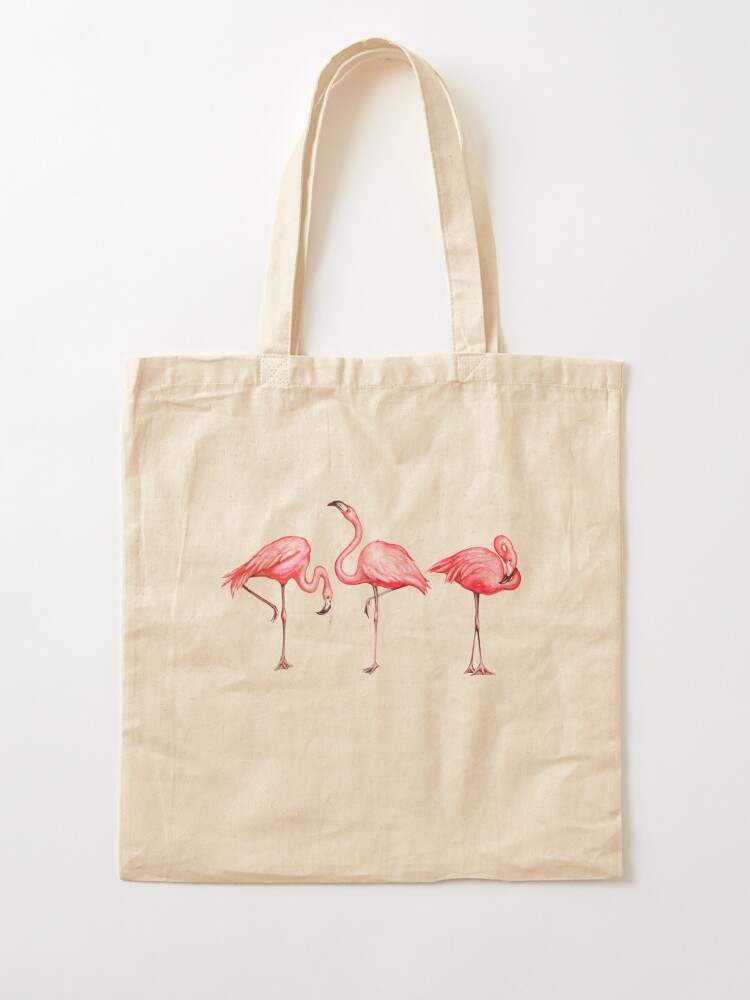 flamingo tote bag