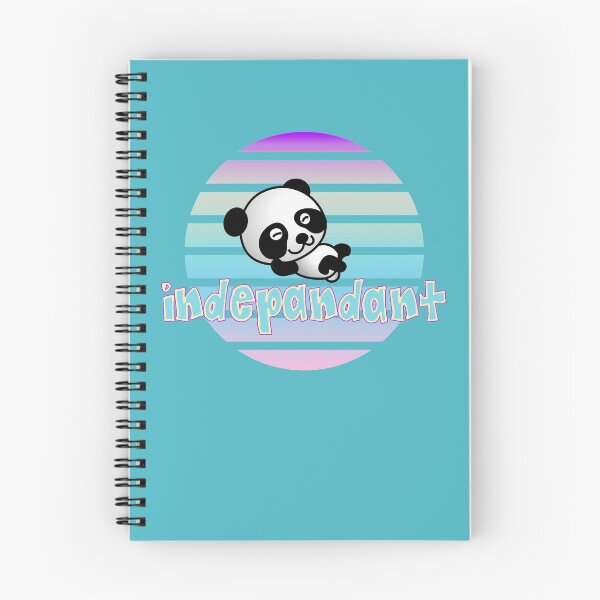 Item preview, Indepandant Funny Cute Panda Bear - Aqua Pastel Kawaii Pop - Funny Panda Pun Independent Teal Lavender designed and sold by balbert3.