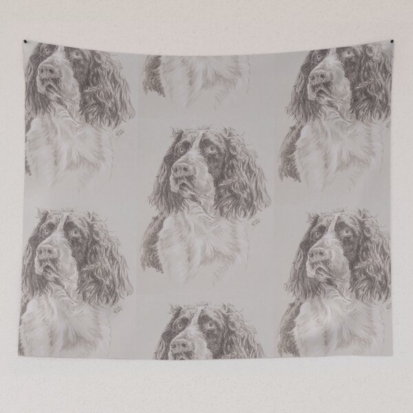 Item preview, German Spaniel Portrait in Graphite designed and sold by BarbBarcikKeith.