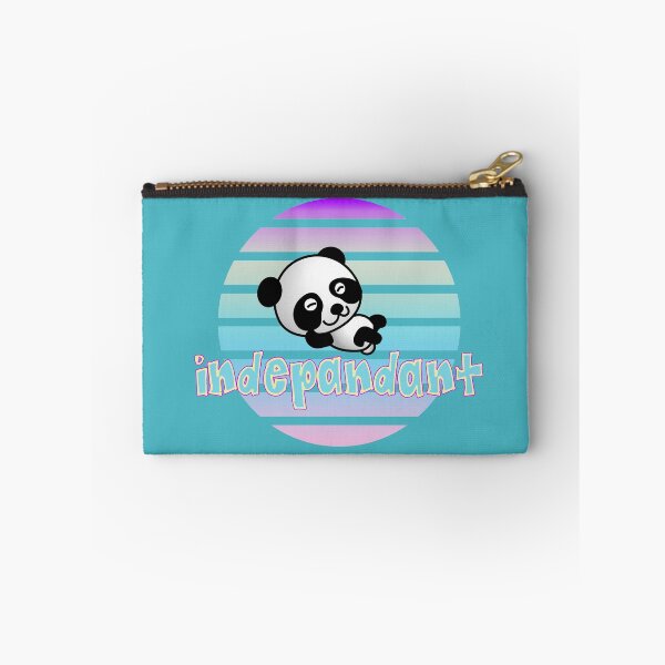 Item preview, Indepandant Funny Cute Panda Bear - Aqua Pastel Kawaii Pop - Funny Panda Pun Independent Teal Lavender designed and sold by balbert3.