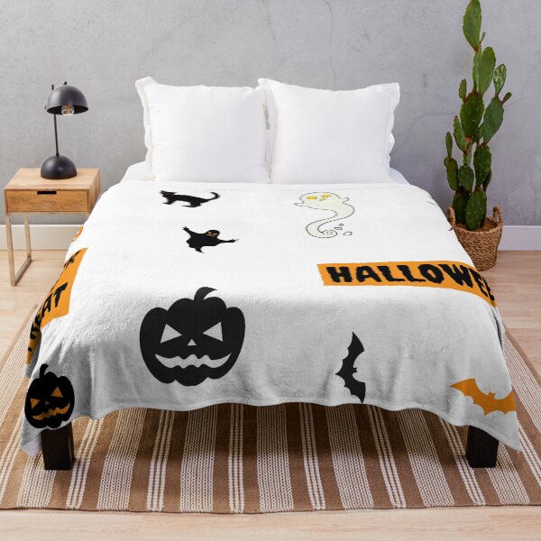 Item preview, Orange And Black Halloween Stickers, Sticker Pack designed and sold by kbeet.
