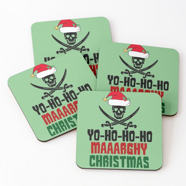 Item preview, Pirate Christmas Pun Yo Ho Ho Ho designed and sold by Epic Love Designs.