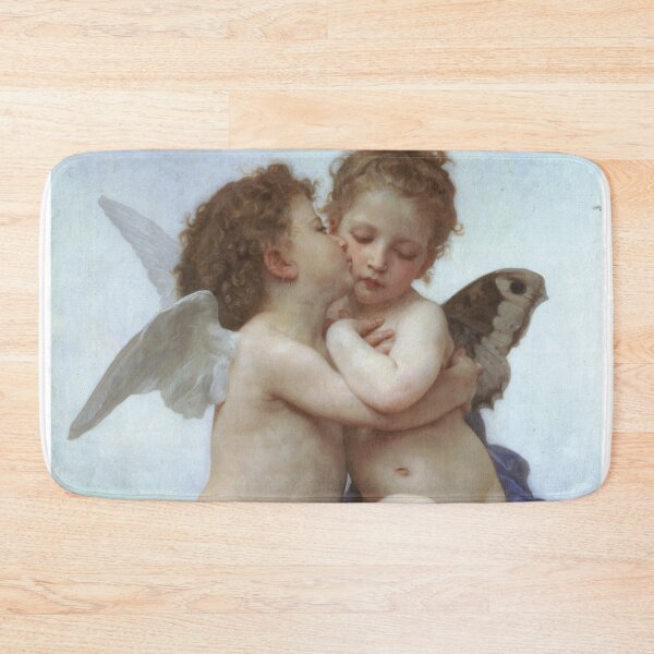Item preview, William-Adolphe Bouguereau: First kiss Psychee Angels - French designed and sold by Bebichic.