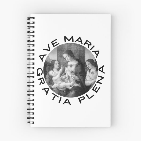 Artikelvorschau, Ave Maria, Ave Maria Gratia Plena, Gegrüßet seist du Maria entworfen und verkauft von Lupappdesigns.