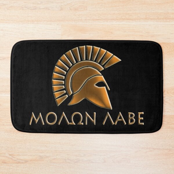 Aperçu de l'œuvre Police Molon lave-Spartan Warrior-lithos créée et vendue par augustinet.