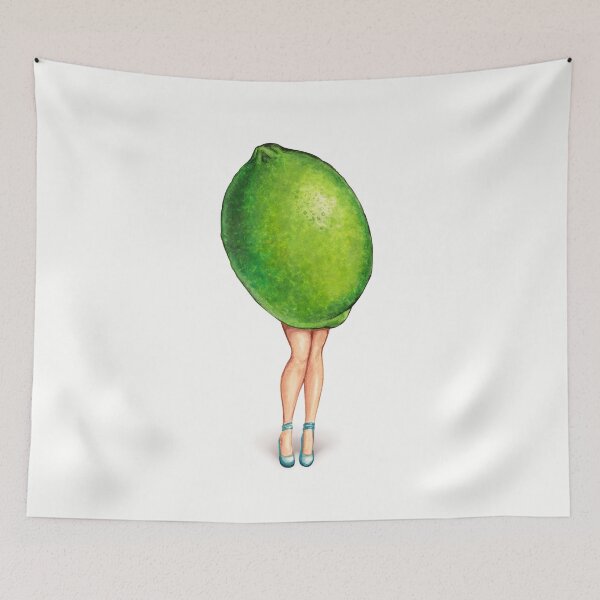 Item preview, Fruit Pin-Up: Lime Girl designed and sold by Kelly  Gilleran.