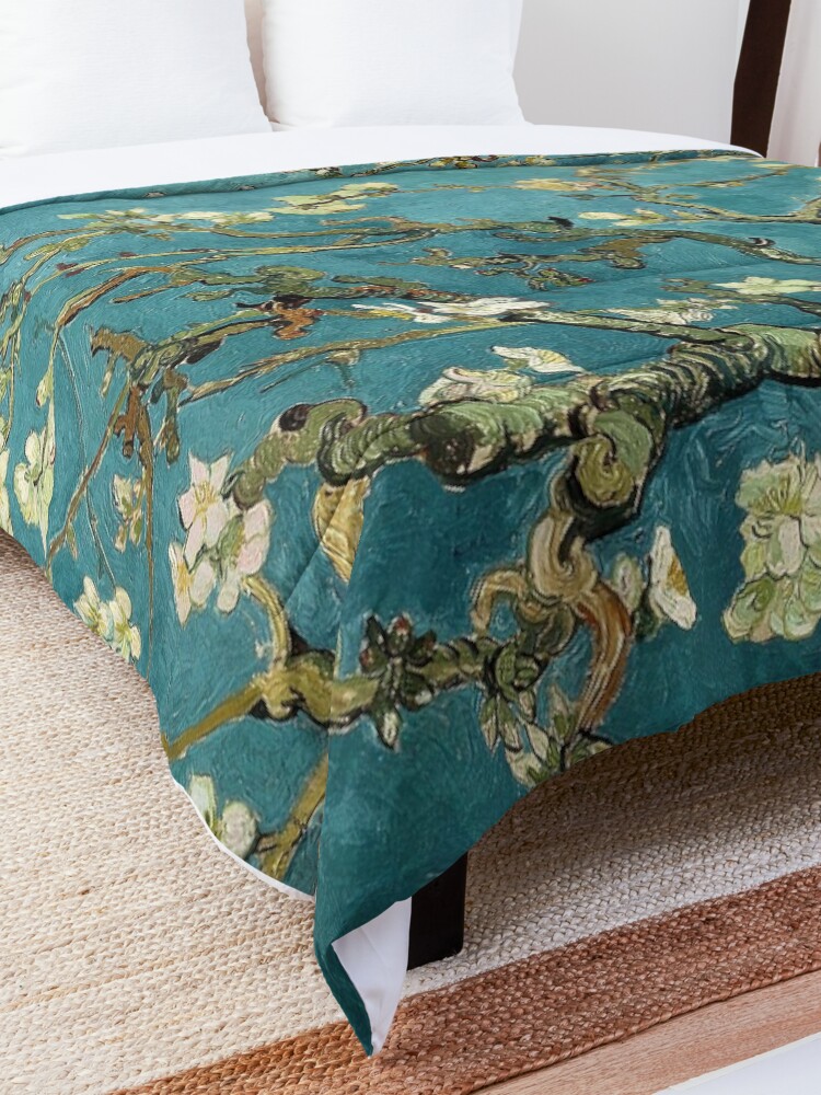"Almond blossom Vincent van Gogh painting Masterpiece" Comforter by
