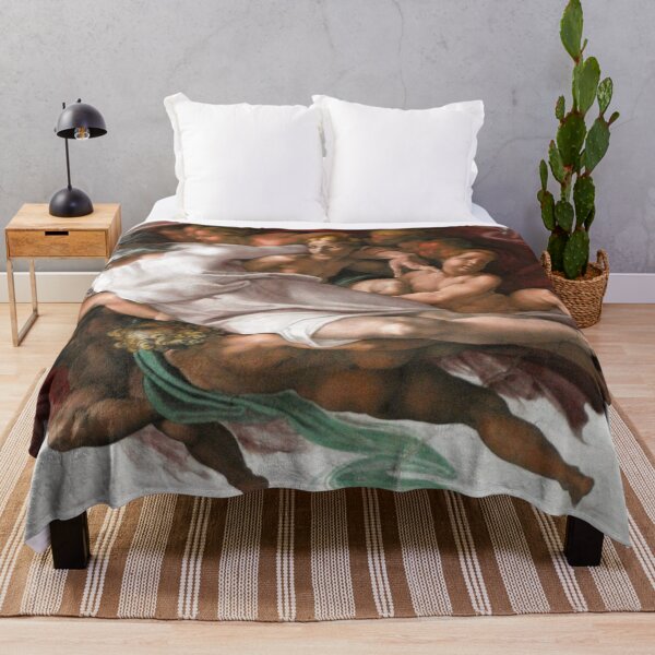 Item preview, The creation of Adam - Michelangelo painting Part 2 designed and sold by Bebichic.