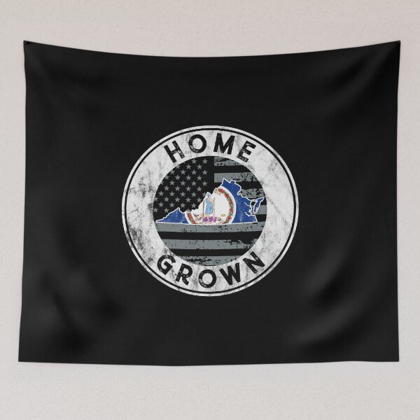Item preview, Virginia Native Home Grown Quote State American Flag Pride design designed and sold by CreatedByHeidi.
