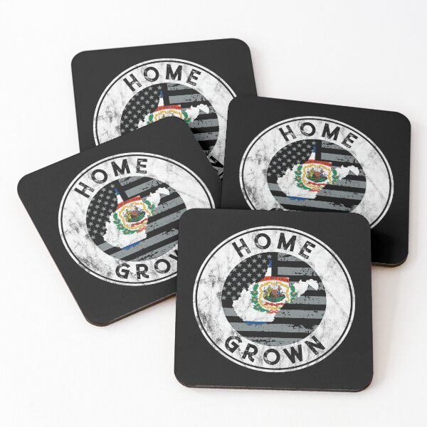 Item preview, West Virginia Native Home Grown Quote State American Flag design designed and sold by CreatedByHeidi.