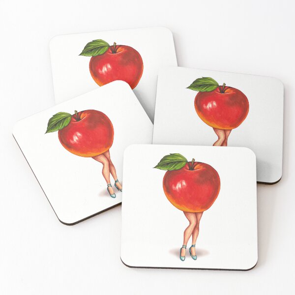 Item preview, Fruit Pin-Up: Apple Girl designed and sold by Kelly  Gilleran.