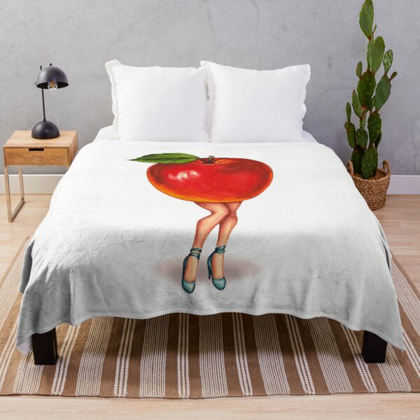 Item preview, Fruit Pin-Up: Apple Girl designed and sold by Kelly  Gilleran.