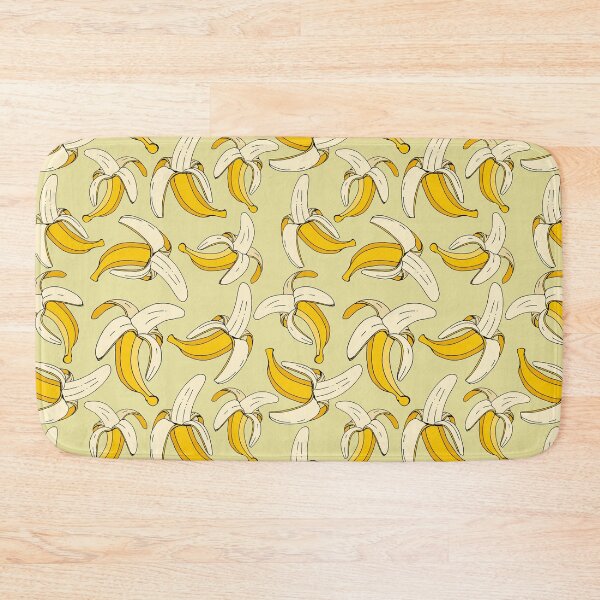 Item preview, Tropical Bananas on Warm Beige Food Pattern designed and sold by HotHibiscus.