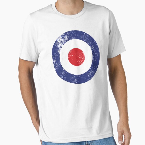 Vista previa del artículo con la obra «Redondel tipo D de la RAF: logotipo de Mod Target», diseñado y vendido por TigerTom Design.
