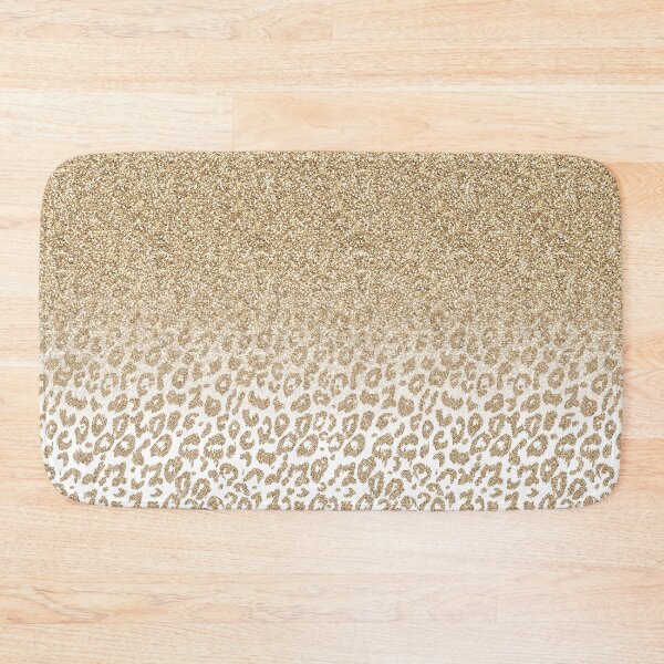 Item preview, Trendy Gold Glitter Leopard Print Ombre designed and sold by InovArtS.